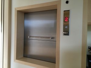 Dumbwaiter on a yacht